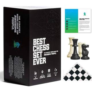 👉 Zwart engels schaken Best Chess Set Ever - Black Board 719936819937