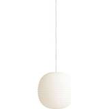 👉 Hang lamp glas wit New Works Lantern Hanglamp - 20 cm 5712826206102