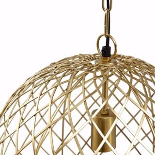 👉 Hang lamp goud metaal netstroom vintage Geen IP-waarde Vira Gold wandschakelaar PTMD Hanglamp Rond 8720014538161