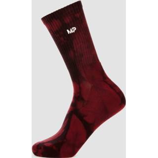 👉 Sock male mannen rood zwart MP Men's Adapt Tie Dye Socks - Merlot/Black UK 6-8 5056379615944