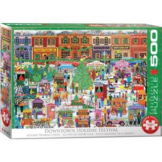 👉 Puzzel kerst legpuzzels Downtown Holiday Festival (500 stukjes) 628136155038