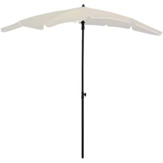 👉 Parasol zandkleurig active met paal 200x130 cm 8720286205105