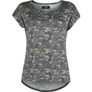 👉 Shirt zwart vrouwen s camouflage Black Premium by EMP - T-shirt 4064854302914