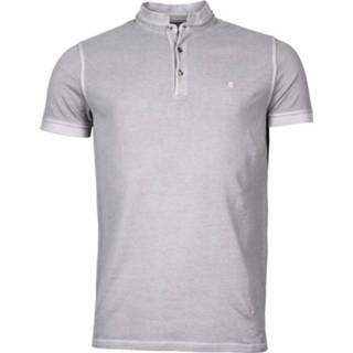 👉 Poloshirt grijs Thomas Maine Slim Fit Polo shirt Korte mouw grijs, Effen 8719493708691