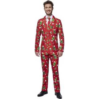 👉 Verkleedpak rood mannen polyester Suitmeister Trees Stars heren 8720143854804