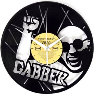 👉 Klok vinyl Gabber - Gemaakt Van Een Gerecyclede Plaat 6013930424475