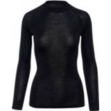 👉 Thermowave - Women's Merino Warm Long Sleeve Shirt - Merino-ondergoed maat XXL, zwart