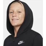 👉 Hoodie zwart XS male jongens Nike Sportswear Club van sweatstof met rits voor - 194955977477