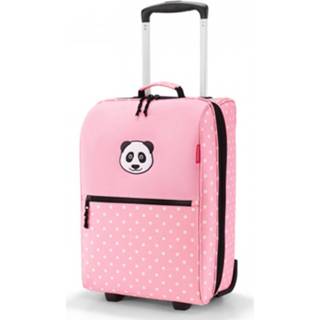 👉 Trolley roze Panda Dots Pink polyester XS kinderen Reisenthel Kids