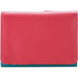 👉 Portemonnee vesuvio leer medium Tri-Fold rood Mywalit Wallet