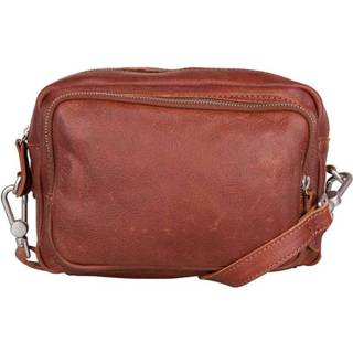 👉 Schoudertas cognac leer volwassenen vrouwen nederlands ritssluiting Cowboysbag Crossbody Bag Plockton 8718586605930