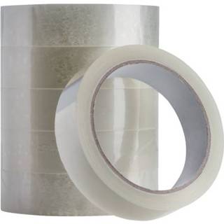 👉 Plakband transparant Quantore 25 mm x 66 m 6 stuks