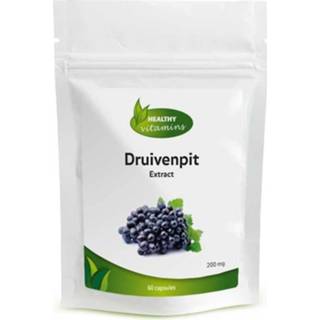 👉 Druivenpit Extract - 200 mg - 60 caps - Vitaminesperpost.nl