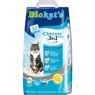 👉 Cotton kattenbakvulling pakket kat Biokats classic fresh 3in1 blossom 10 LTR 4002064613413