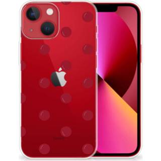 👉 Siliconen hoesje Apple iPhone 13 met naam Heart Smile 8720632067753