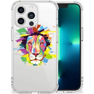 👉 Bumper hoesje Apple iPhone 13 Pro Stevig Lion Color 8720632098238