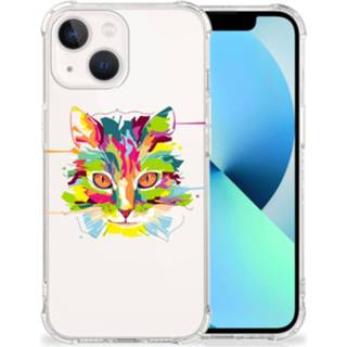 👉 Bumper hoesje IPhone 13 Stevig Cat Color 8720632381279