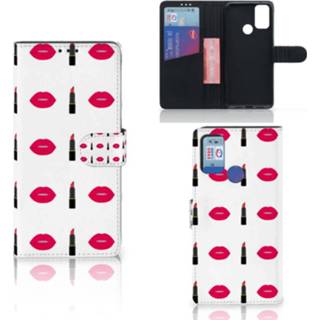 👉 Lippenstift Alcatel 1S (2021) Telefoon Hoesje Lipstick Kiss 8720632460967