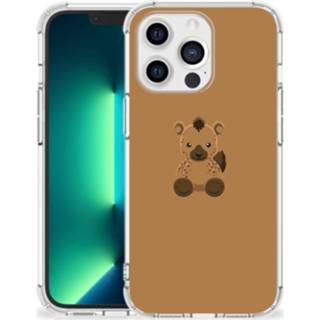 👉 Bumper hoesje baby's IPhone 13 Pro Max Stevig Baby Hyena 8720632226754