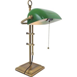 👉 Notarislamp groen metaal klassiek binnen verstelbaar brons Steinhauer - Ancilla tafellamp / 8712746115383