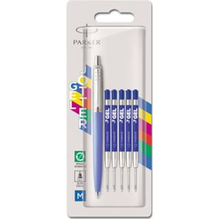 👉 Gelroller blauw vullingen stuks parker true Jotter Originals valuepack 1 x + 5 vullingen, op blister, 3026981412516