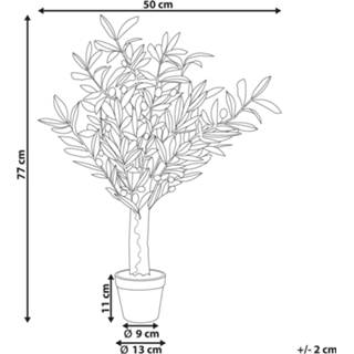👉 Kunstplant groen 77 cm OLIVE TREE 4251682268707