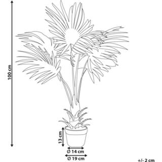 👉 Kunstplant groen 100 cm FAN PALM 4251682268691