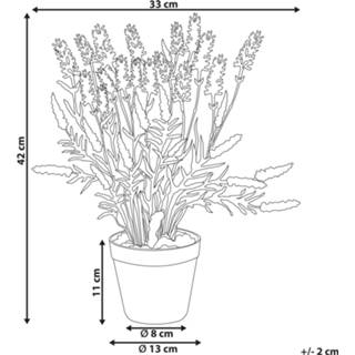 👉 Kunstplant lavendel groen 42 cm LAVENDER PLANT 4251682268714