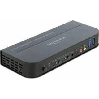 👉 Zwart DeLOCK 11481 KVM-switch met USB 3.0 en audio 4043619114818