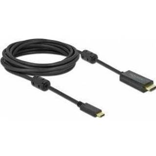 👉 Kabel adapter zwart DeLOCK 85972 video 5 m USB Type-C HDMI 4043619859726