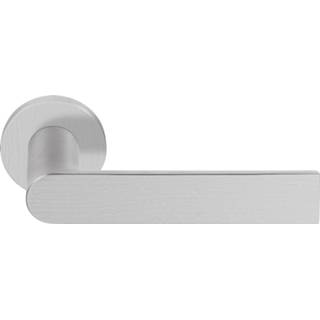 👉 Deurkruk RVS Formani Piet Boon ARC PBA101-G geveerd op rozet - mat 8718009374498