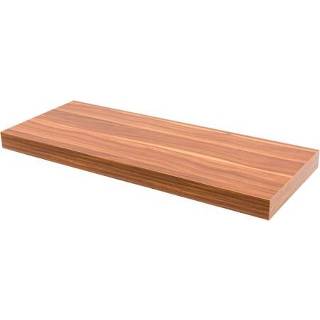 Boekenplank male Duraline wandplank XL4 walnoot 38mm 60x23,5cm 8718848159690