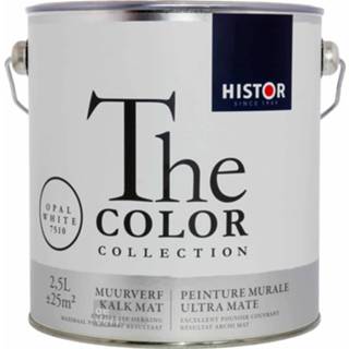 👉 Histor The Color Collection Muurverf Kalkmat - Opal White- 2,5 liter
