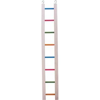 👉 Ladder hout Happy pet gekleurd 92 CM