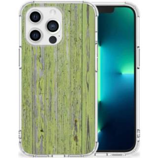 👉 Bumper hoesje grijs baby's Apple iPhone 13 Pro Stevig Baby Olifant 8720632616289