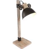 👉 Tafel lamp Mexlite Tafellamp gearwood 2665a gun metal 8712746132175