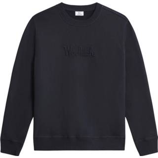 👉 Fleece sweater katoen male blauw Woolrich Luxury 8056592439232