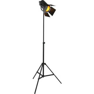 Steinhauer - CarrΓ© vloerlamp metaal dustrieel zwart binnen Vloer lamp metaal dustrieel zwart binnen Steinhauer - CarrΓ© vloerlamp 8712746123005