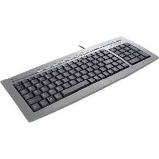 Toetsenbord zwart Trust Slimline Keyboard KB-1400S ES / USB + PS/2 QWERTY 7330545142259