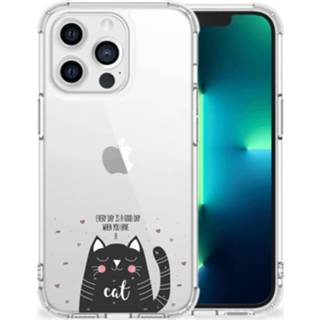 👉 Bumper hoesje Apple iPhone 13 Pro Stevig Cat Good Day 8720632394767