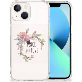 👉 Bumper hoesje IPhone 13 Stevig Boho Text 8720632948878