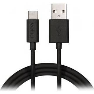 👉 Zwart Veho VCL-003-C-1M USB-kabel USB A C 5060594760075