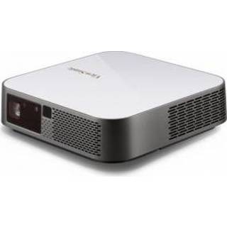 👉 Projector grijs wit Viewsonic M2e beamer/projector Desktopprojector 400 ANSI lumens LED 1080p (1920x1080) 3D Grijs,