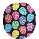 👉 Lampion Ronde 22 cm Day of the Dead sugarskull