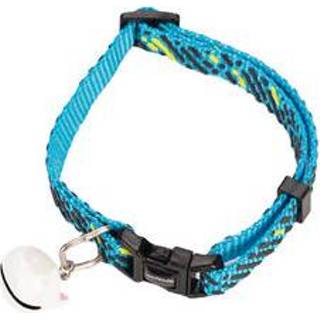 👉 Kattenhalsband blauw nylon Beeztees Memphis - 20-30 x 1 cm Lichtblauw 8712695195528