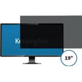 👉 Schermfilter zwart stuks beeldschermfilters Kensington privacy voor 19 inch monitors 16:10, 2 weg, verwijderbaar 4049793057767