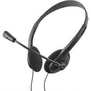 Headset zwart Trust HS-100 Hoofdband 3,5mm-connector 8713439244236