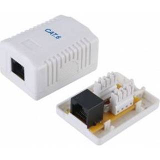 Contactdoos wit Equip 235213 RJ-45 4015867206911