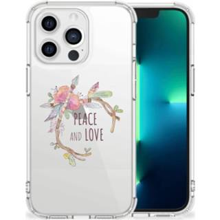 👉 Bumper hoesje Apple iPhone 13 Pro Stevig Boho Text 8720632818652