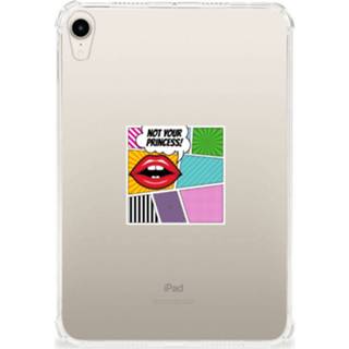 👉 Siliconen hoesje Apple iPad mini 6 (2021) Leuke Hoes Popart Princess 8720632871626